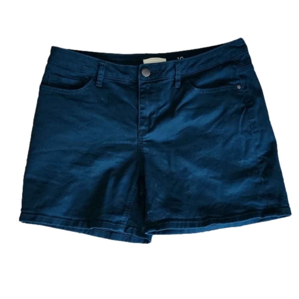 LAURA Conrad turquoise blue green shorts 10